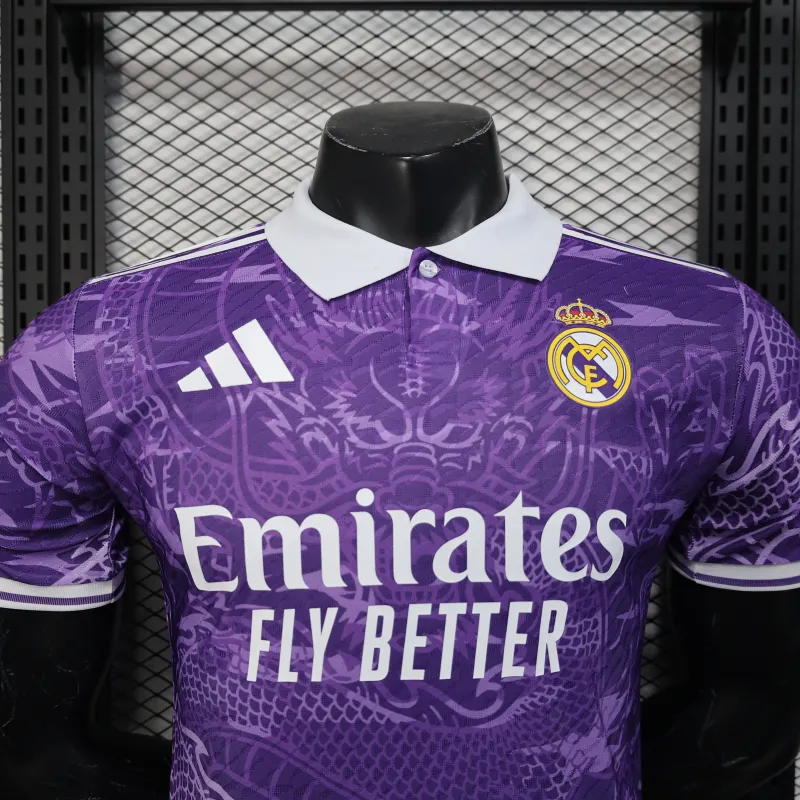 Real Madrid 2025/26 Dragon Edition Player Jersey - Purple