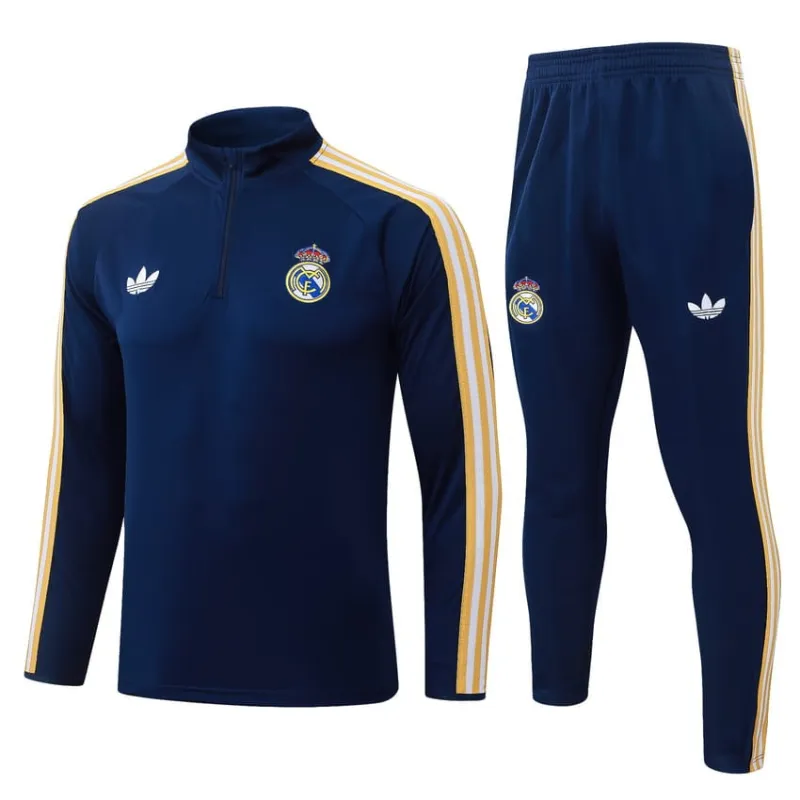 Completo Tuta Real Madrid 2026/27 Blu Scuro