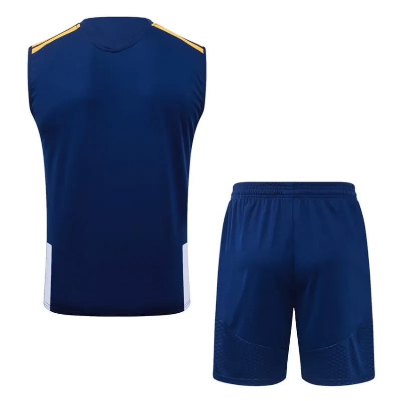 Conjunto Chaleco Real Madrid 2026/27 Azul Oscuro