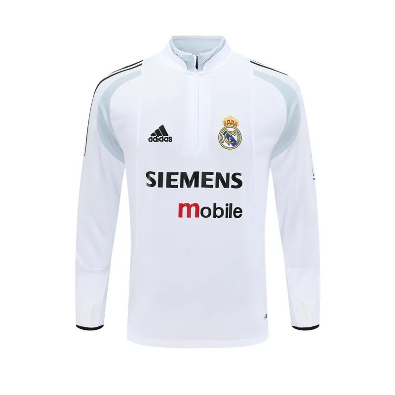 Real Madrid 2004/05 Vintage Sportbekleidung Weiß