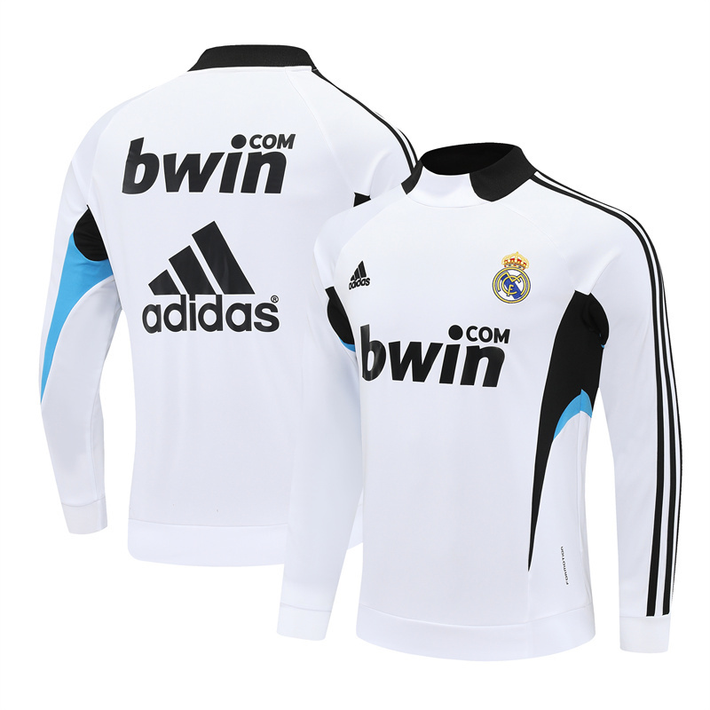 Real Madrid 2008/09 Vintage Sportbekleidung Weiß