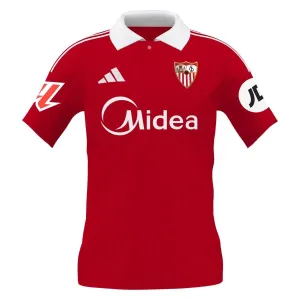 Sevilla 2025/26 Away Kids' Jersey - Red
