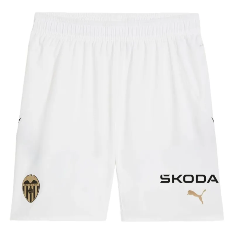Valencia 2024/25 Home Shorts - White