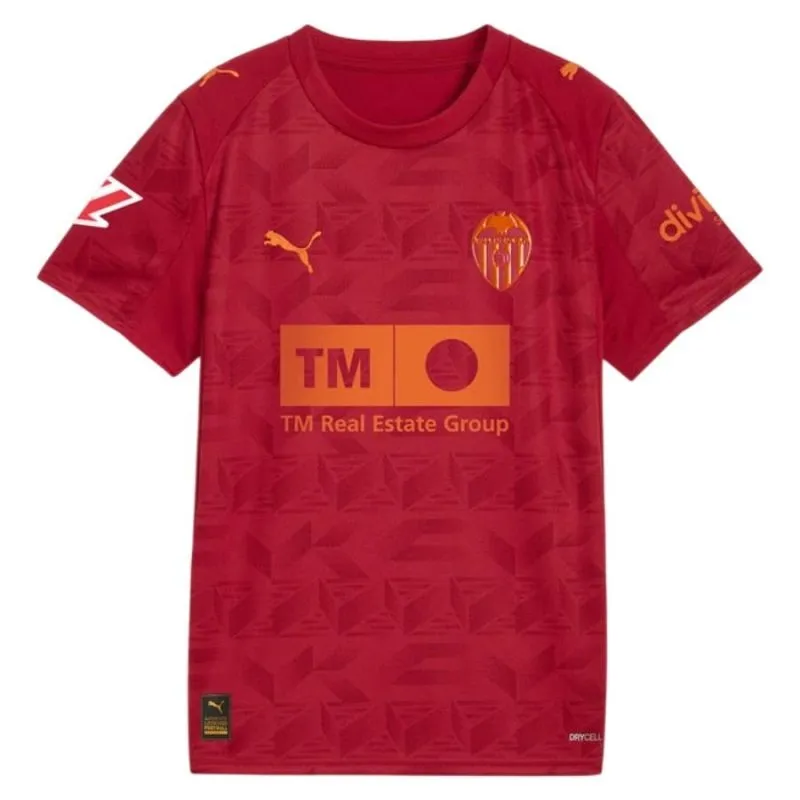 Valencia Kids Kit Set 2025/26 Away - Red