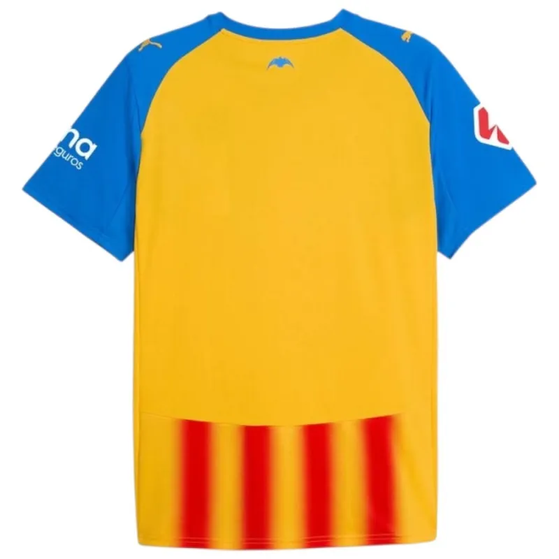 Valencia 2025/26 Third Women's Jersey - Yellow/Blue/Red