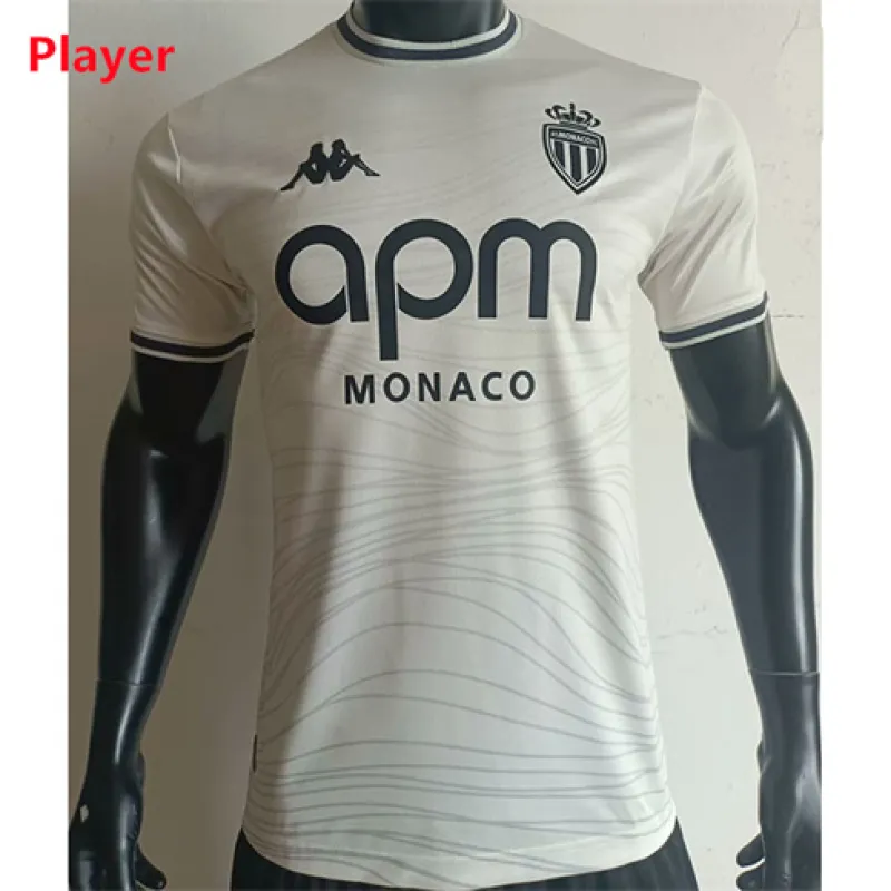 AS Monaco 2024/25 away player edition jersey - White
