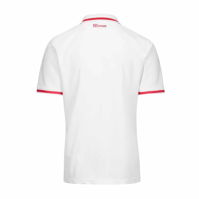 AS Monaco Kids' Jersey and Shorts 2024/25 Home - White