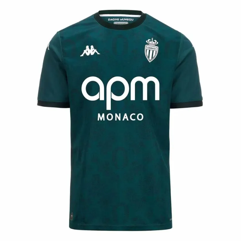 Camiseta de fuera de casa 2024/25 para niños de Mónaco - Verde