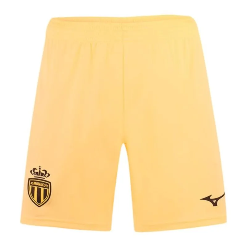 Mónaco 2025/26 Tercera Camiseta Infantil + Pantalón Corto - Amarilla