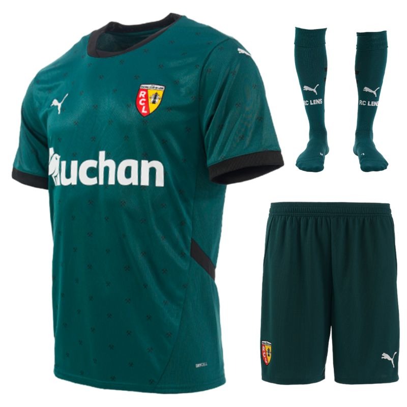 Jeu de maillot pour enfants extérieur 2024/25 de Lens - Vert