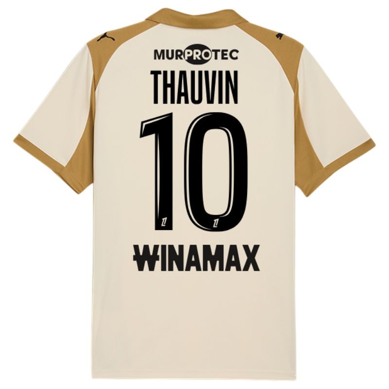 Lens THAUVIN Maillot Ensemble Troisième Enfant 2025/26 - Beige