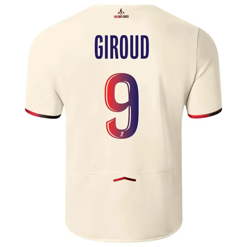 Lille GIROUD Maglia Bambino Away 2025/26 + Pantaloncini - Beige