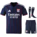 Kit enfant d'extérieur de l'Olympique Lyonnais 2025/26 - Bleu