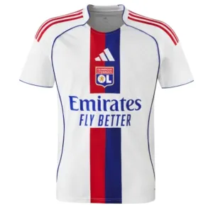 Olympique Lyon 2025/26 Kids' Home Jersey - White