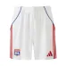 Olympique Lyon 2025/26 Heimshorts - Weiß