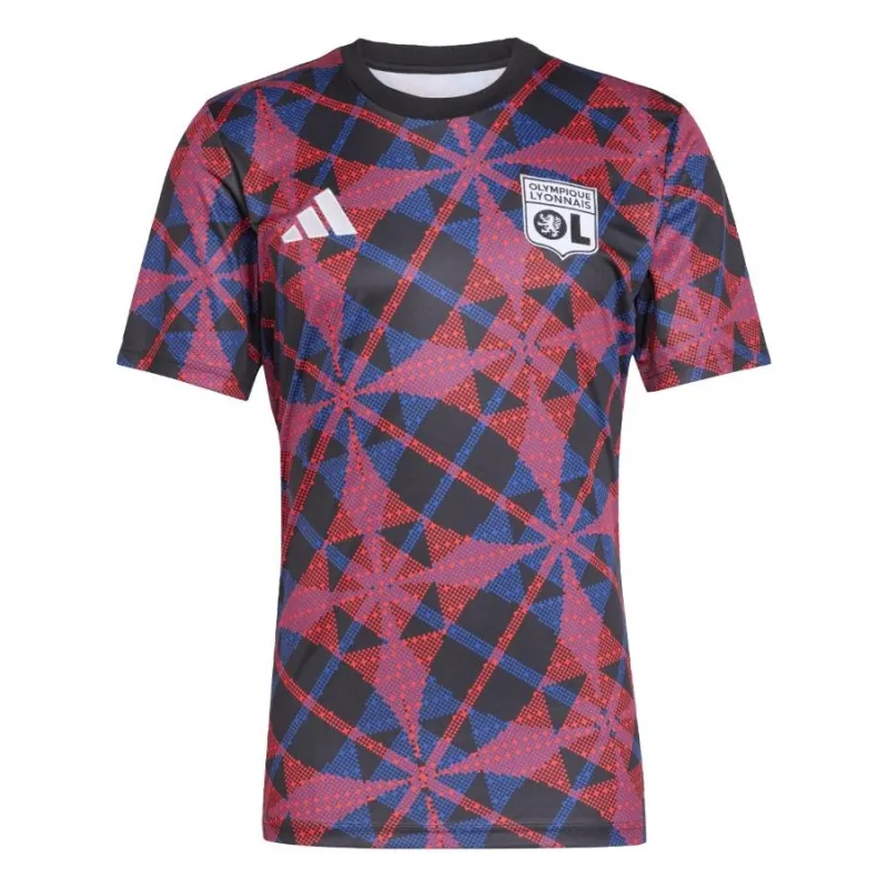 Lyon 2025/26 Maglia pre-partita - Rosso