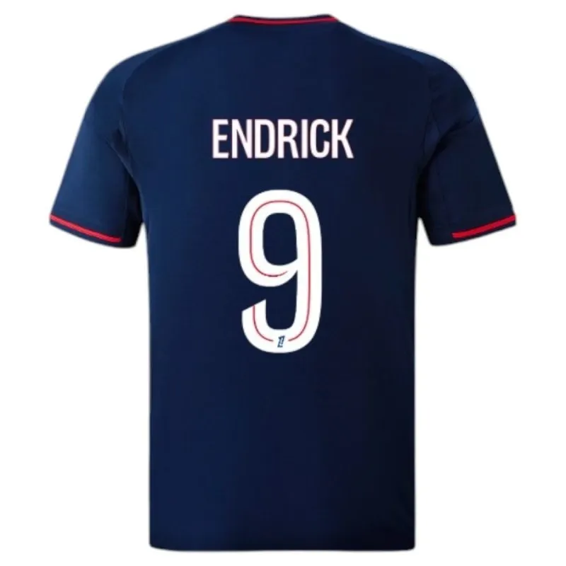 Olympique Lyonnais ENDRICK 2025/26 Kit Bambino Trasferta Blu