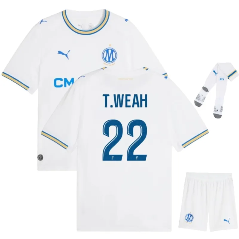 Marseille Heim Kinder Set Trikot 2026/27 T.WEAH