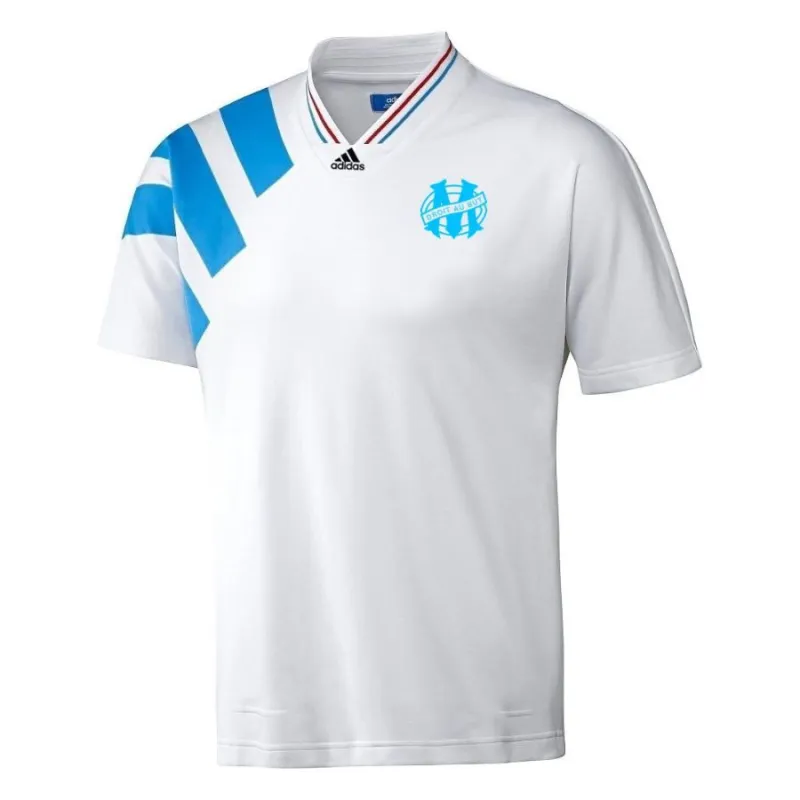 Marseille 1993 Retro-Heimtrikot - Weiß
