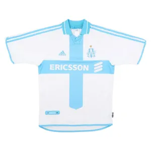 Marseille 2000/01 Maillot domicile rétro - Blanc