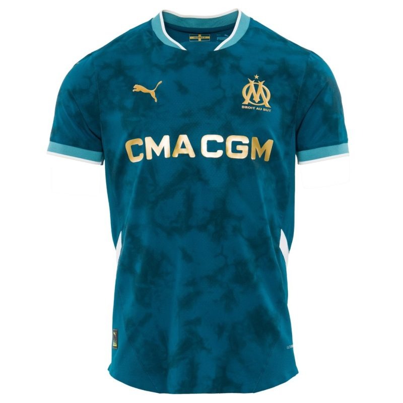 Olympique Marseille 2024/25 Away Player Version Jersey - Blue