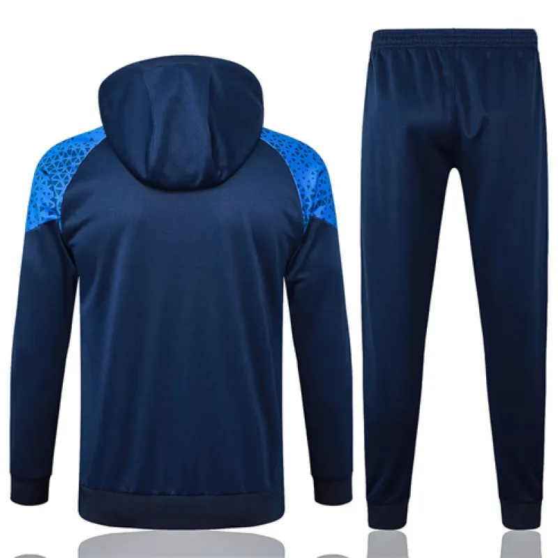 Costume de sport à capuche de Marseille 2024/25 - Bleu