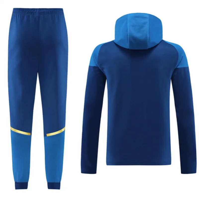 Marseille Hooded Sports Jacket 2024/25 - Blue