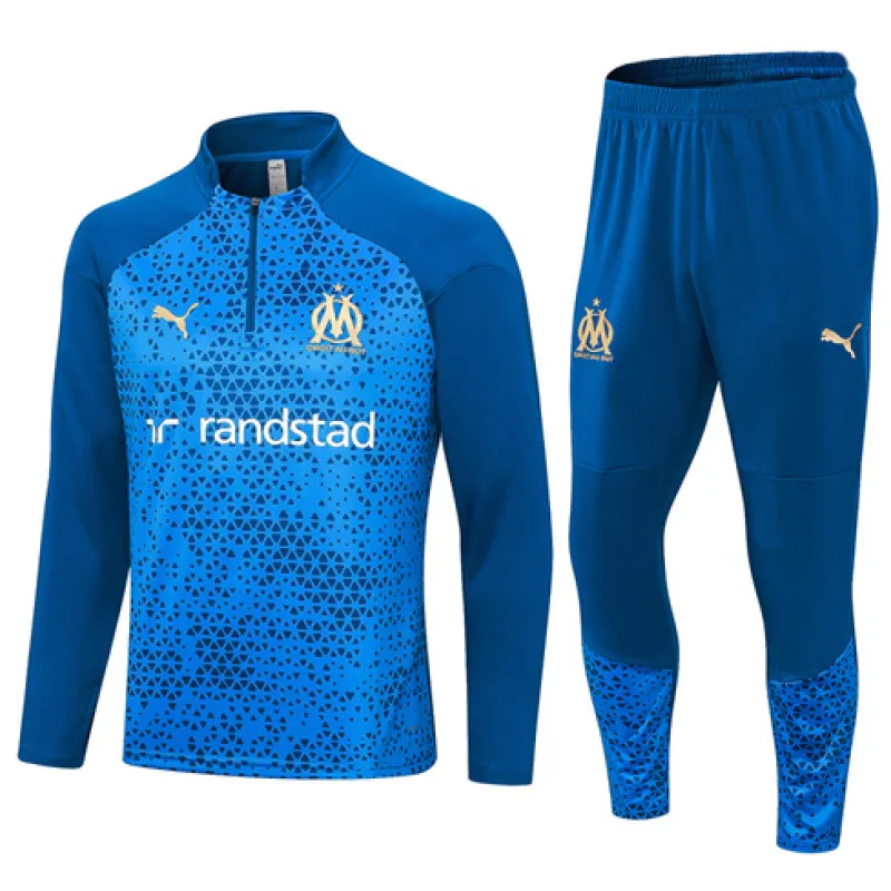 Traje deportivo para niños de Olympique de Marseille para 2024/25 - Azul
