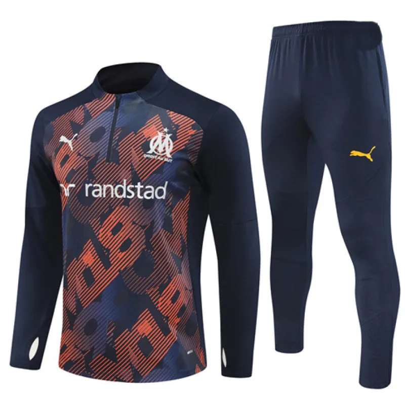 Olympique de Marseille children's tracksuit for 2024/25 - Blue