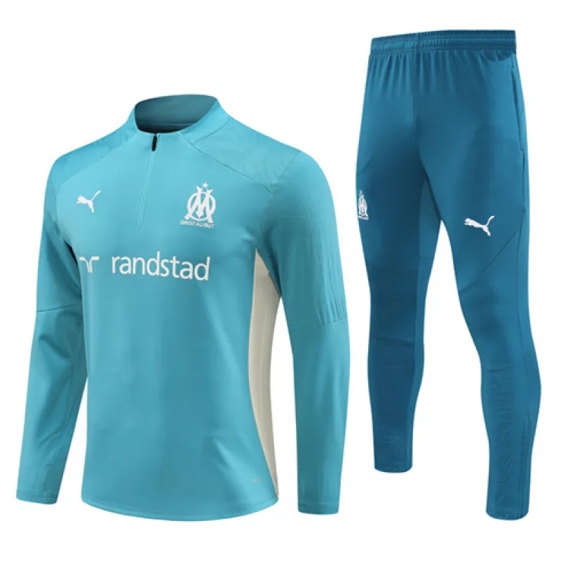 Olympique de Marseille children's tracksuit for 2024/25 - Green