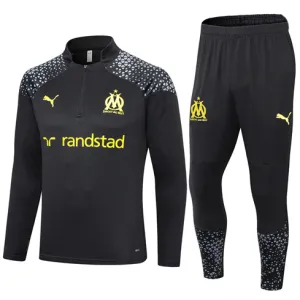 Olympique de Marseille children's tracksuit for 2024/25 - Black