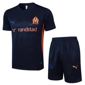 Olympique de Marseille training jersey + shorts for 2024/25 - Blue