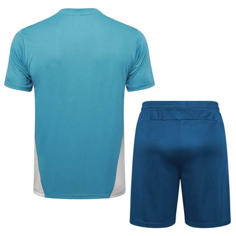Olympique de Marseille training jersey + shorts for 2024/25 - Blue