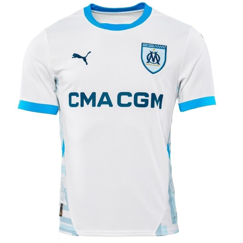 Kinder - Heimspiel - Trikot - Set von Marseille 2024/25 - Weiß