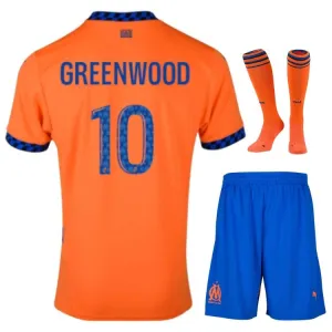GREENWOOD Marseille 2024/25 Third Kids Jersey Set - Orange