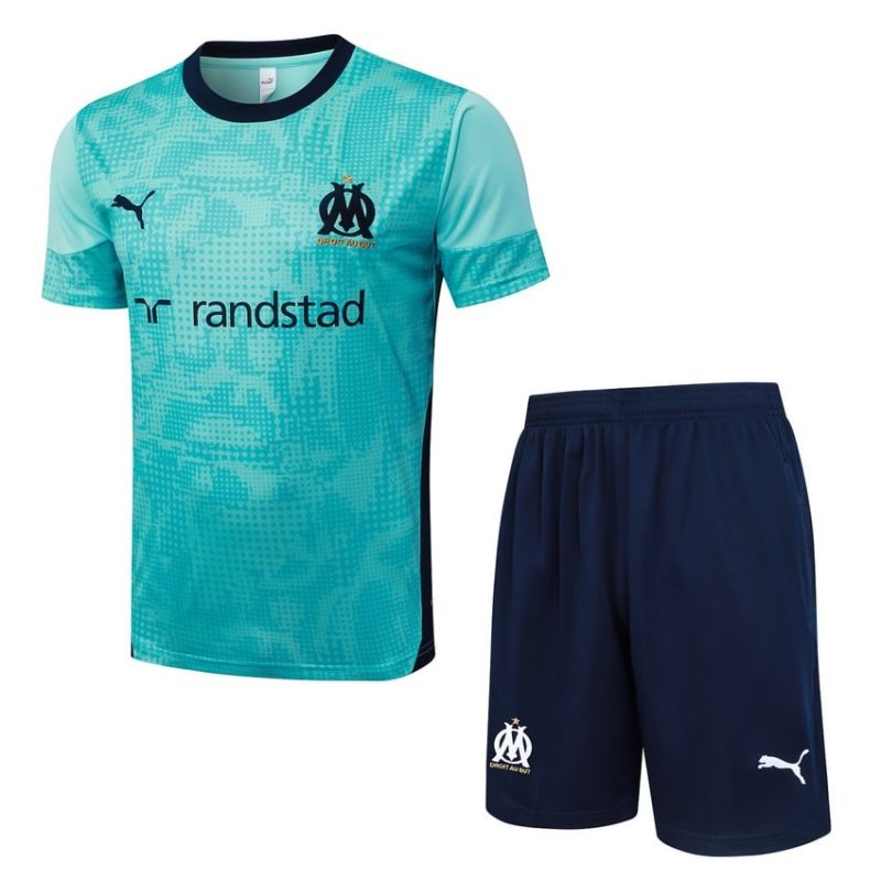 Marseille 2025/26 T-shirt d'entraînement + Short - Bleu
