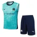 Marseille 2025/26 Conjunto de pantalones cortos y camiseta sin mangas - Azul