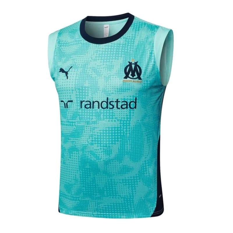 Marseille 2025/26 Conjunto de pantalones cortos y camiseta sin mangas - Azul