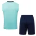 Marseille 2025/26 Conjunto de pantalones cortos y camiseta sin mangas - Azul