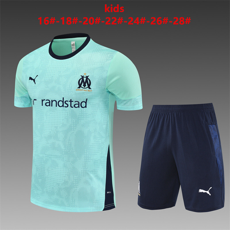 Marseille 2025/26 Kids Training Set blue