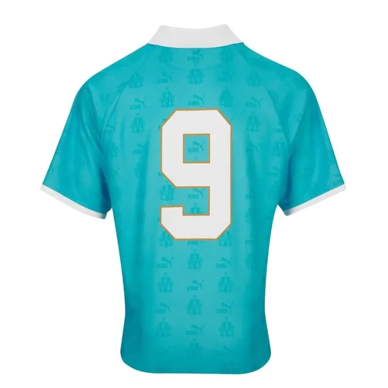 OM King Maillot Rétro Bleu