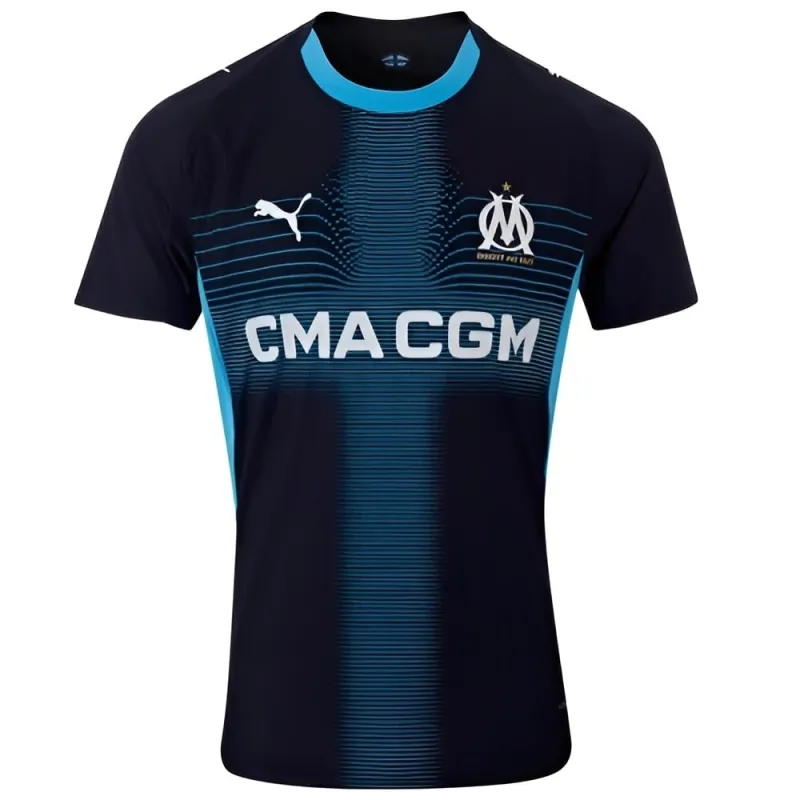 Marseille Gouiri Kids' Jersey Set 2025/26 Away - Blue