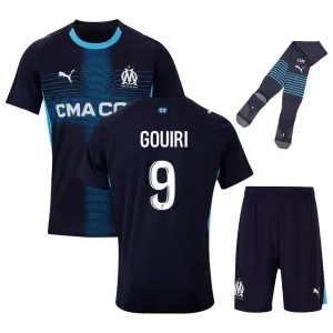 Marseille Gouiri Kids' Jersey Set 2025/26 Away - Blue