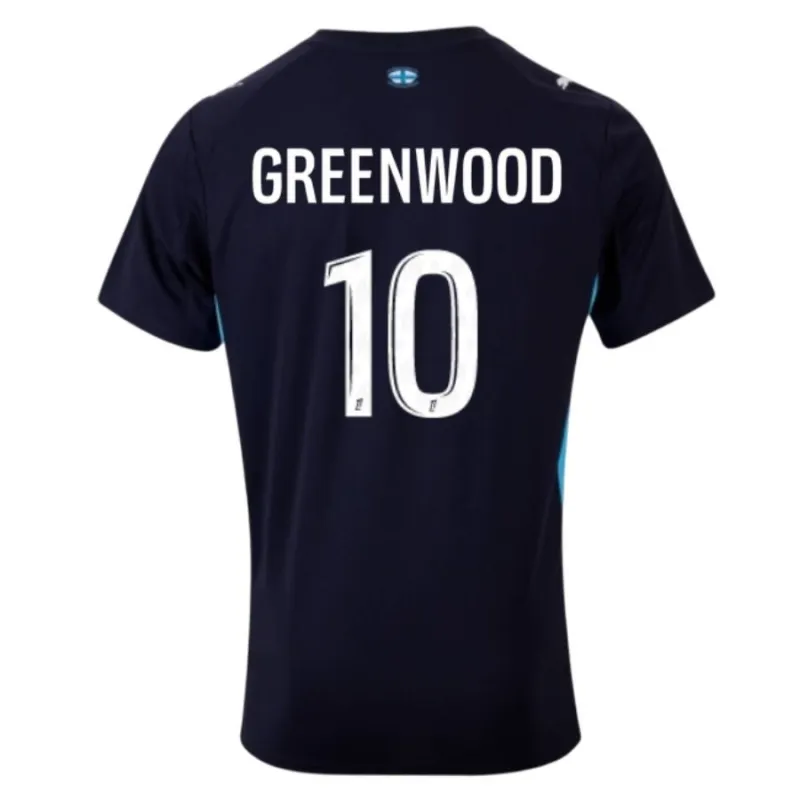 Kit Enfant Marseille GREENWOOD Extérieur 2025/26 (Maillot + Short)
