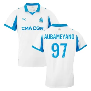 Marseille 2025/26 AUBAMEYANG Home Jersey