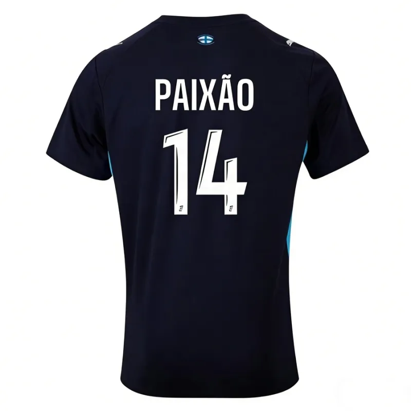 Marseille PAIXAO 2025/26 Away Kids' Jersey Set - Black
