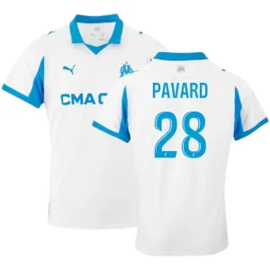Marseille 2025/26 PAVARD Home Jersey