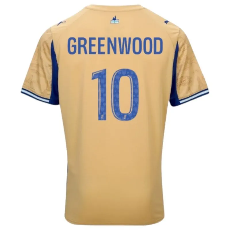 Marseille GREENWOOD 2025/26 Kids Fourth Kit Set - Beige