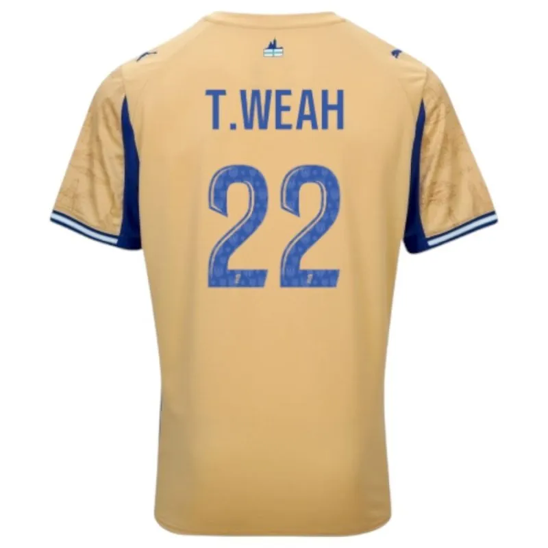 Marseille T.WEAH 2025/26 Kids Fourth Kit Set - Beige