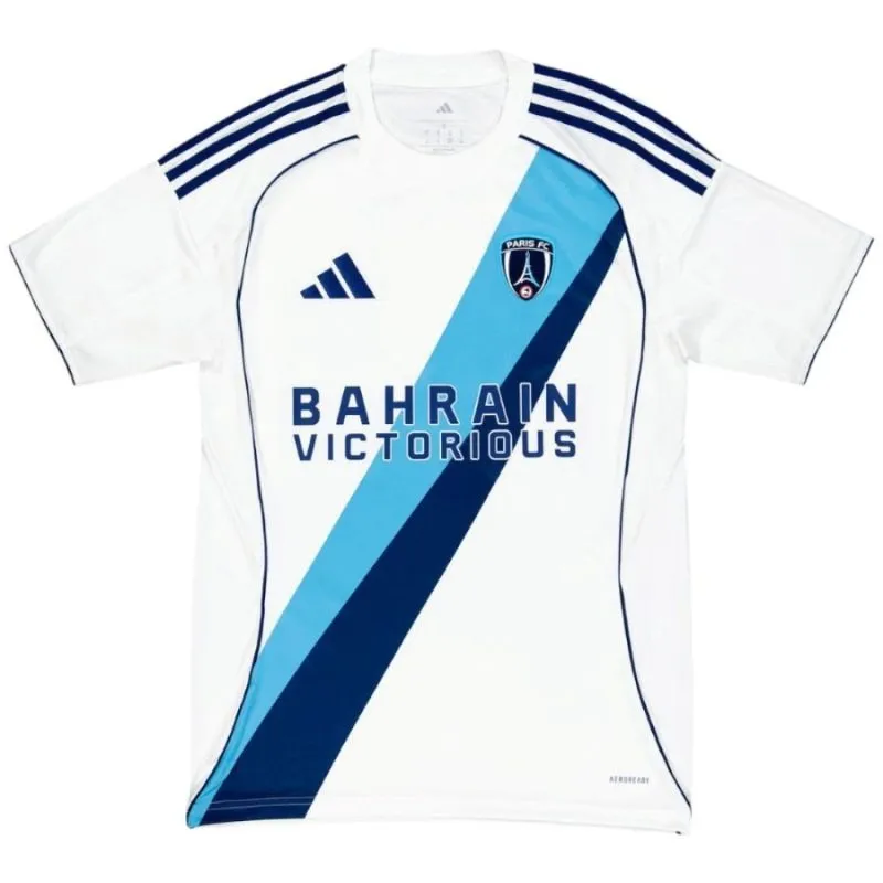 Paris FC 2025/26 Kinder Auswärtstrikot Set weiß